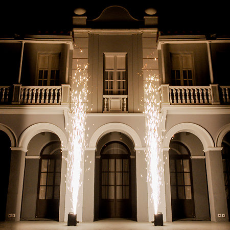 Location 2 machine à étincelles froides  – Tarif unique week-end (= 1 jour de location)