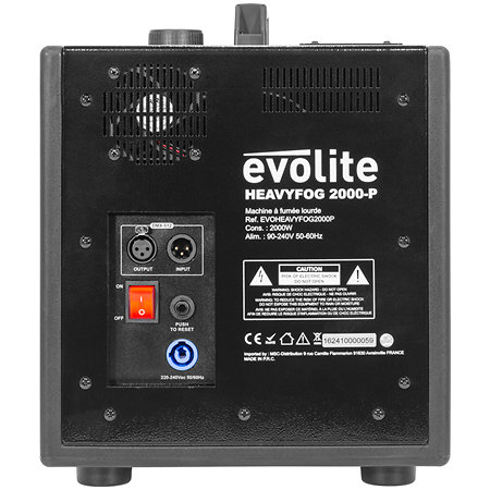 Location machine à fumée lourde 2000W – Tarif unique week-end (= 1 jour de location)