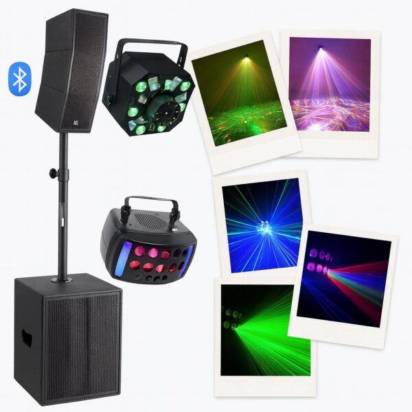 Location pack sono+lumière 80 personnes - Tarif unique week-end (= 1 jour de location)